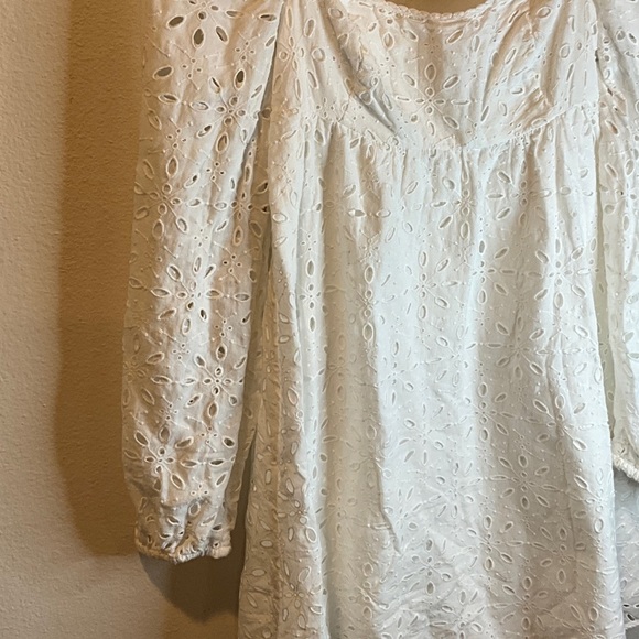 Wilfred White Eyelet Mini Dress - Picture 4 of 11